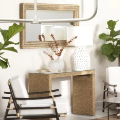 Porous 32 Inch 150.00 Watt Matte White Table Lamp Portable Light -Home Decorate Shop 9porotlwhite 3