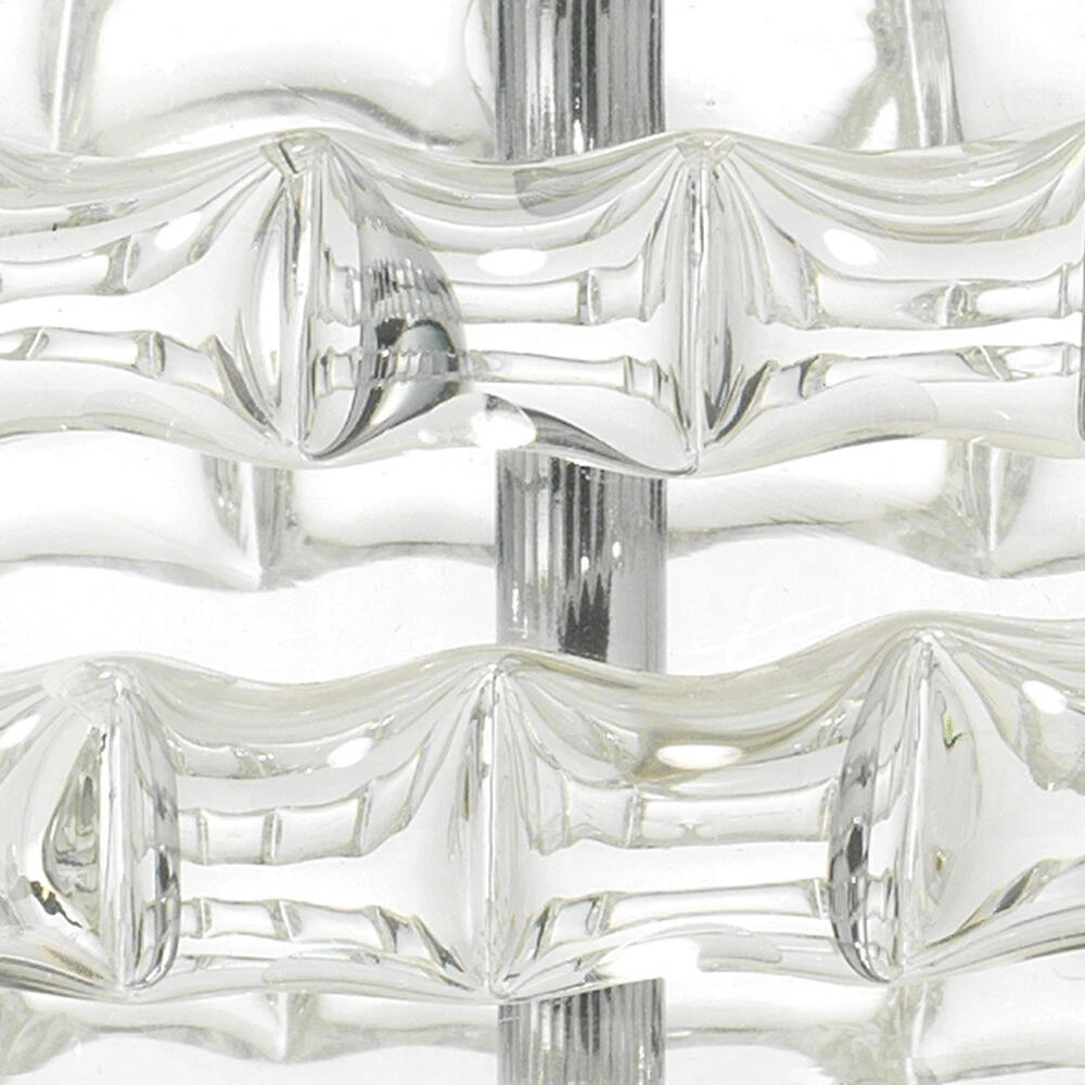 Ribbon 20 Inch 60.00 Watt Clear Glass Table Lamp Portable Light 2 Ribbon 20 Inch 60.00 Watt Clear Glass Table Lamp Portable Light - Image 2