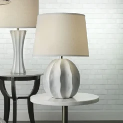 Urchin 28 Inch 150.00 Watt Matte White Table Lamp Portable Light -Home Decorate Shop 9urchtlwhite 2