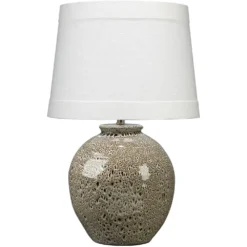 Vagabond 30 Inch 100.00 Watt Brown Reactive Glaze Ceramic Table Lamp Portable Light