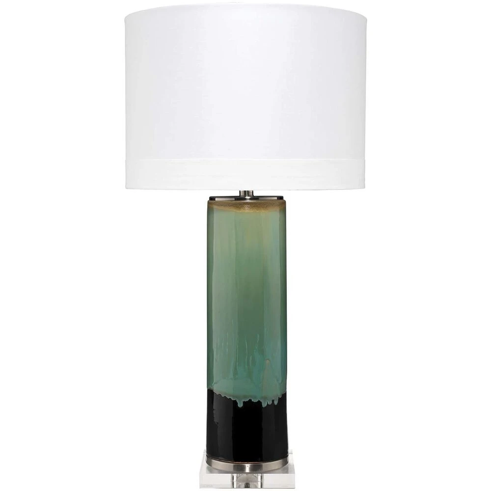 Wythe 33 Inch 150.00 Watt Aqua / Black / Cream Glaze Table Lamp Portable Light 1 Wythe 33 Inch 150.00 Watt Aqua / Black / Cream Glaze Table Lamp Portable Light