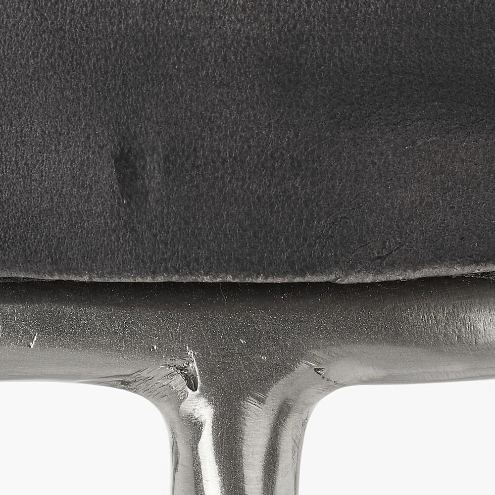 Henry 30 Inch Matte Charcoal And Pewter Bar Stool 4 Henry 30 Inch Matte Charcoal And Pewter Bar Stool - Image 4