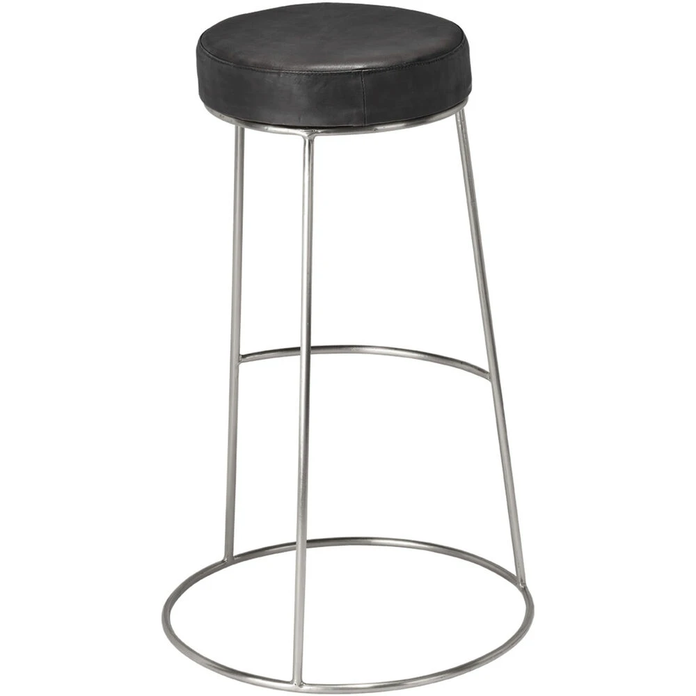 Henry 30 Inch Matte Charcoal And Pewter Bar Stool 5 Henry 30 Inch Matte Charcoal And Pewter Bar Stool - Image 5