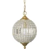 Crystal Orb Pendant Ceiling Light