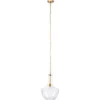 Sutton 1 Light 13 Inch Clear Pendant Ceiling Light
