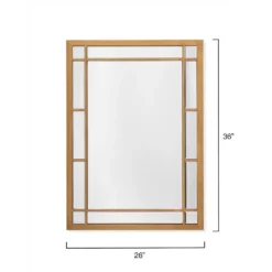 Chelsea 36 X 26 Inch Antique Brass Mirror -Home Decorate Shop ls6chelsab 2