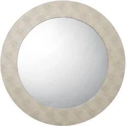 Chester 36 X 36 Inch Ivory Mirror