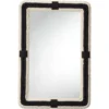 Contrast 36 X 24 Inch Black And Off White Mirror