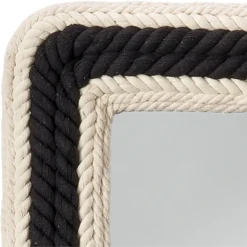 Contrast 36 X 24 Inch Black And Off White Mirror 8 Contrast 36 X 24 Inch Black And Off White Mirror -Home Decorate Shop ls6contrecbw 3