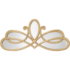 Scroll 46 X 20 Inch Gold Mirror