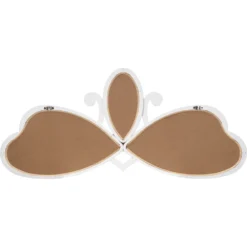 Scroll 46 X 20 Inch White Mirror -Home Decorate Shop ls6scrollww 4