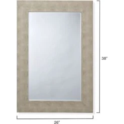 Structure 38 X 26 Inch Ivory Mirror -Home Decorate Shop ls6strureciv 2