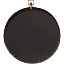 Zoe 27 X 24 Inch Antique Brass Mirror -Home Decorate Shop ls6zoeab 4