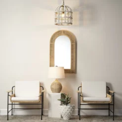 Cape 22 Inch 150.00 Watt Natural Table Lamp Portable Light -Home Decorate Shop ls9capenat 4