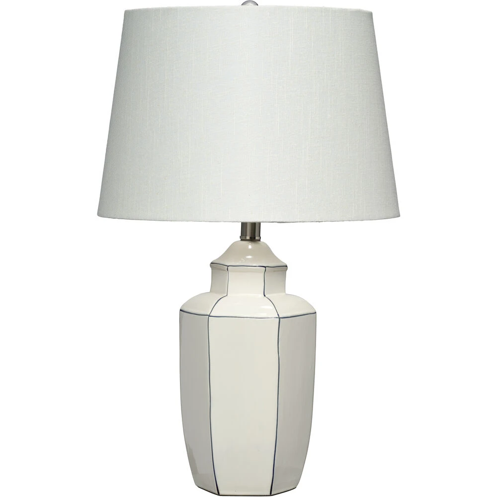 Outline 23.5 Inch 100.00 Watt White Table Lamp Portable Light 1 Outline 23.5 Inch 100.00 Watt White Table Lamp Portable Light